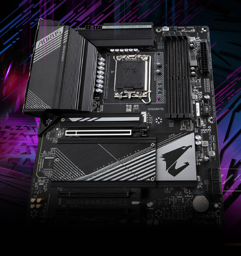 Gigabyte B760 Aorus Elite AX Carte mère Gigabyte sur Materiel net